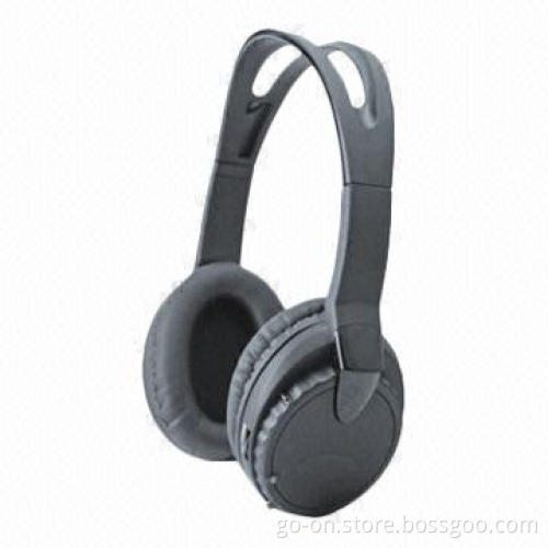IR Wireless Headset for Car Audio Use, with Auto Mute and Auto Power Off Function